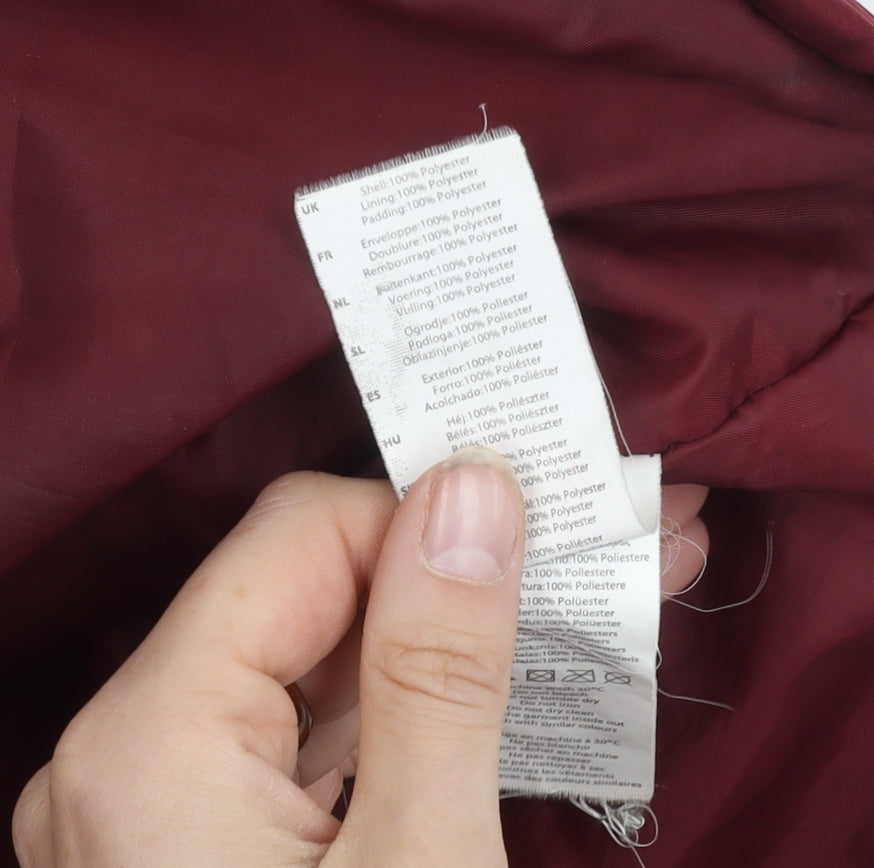 Gelert Women's Red Hooded Parka Jacket Size 12