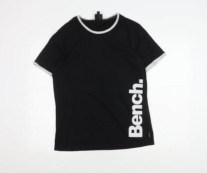 Mens UK Size L Bench Black  T-Shirt