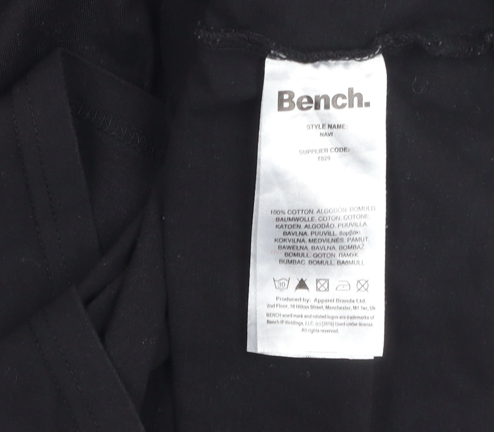 Mens UK Size L Bench Black  T-Shirt