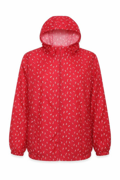 Womens UK Size M Arctic Storm Red Rain Coat