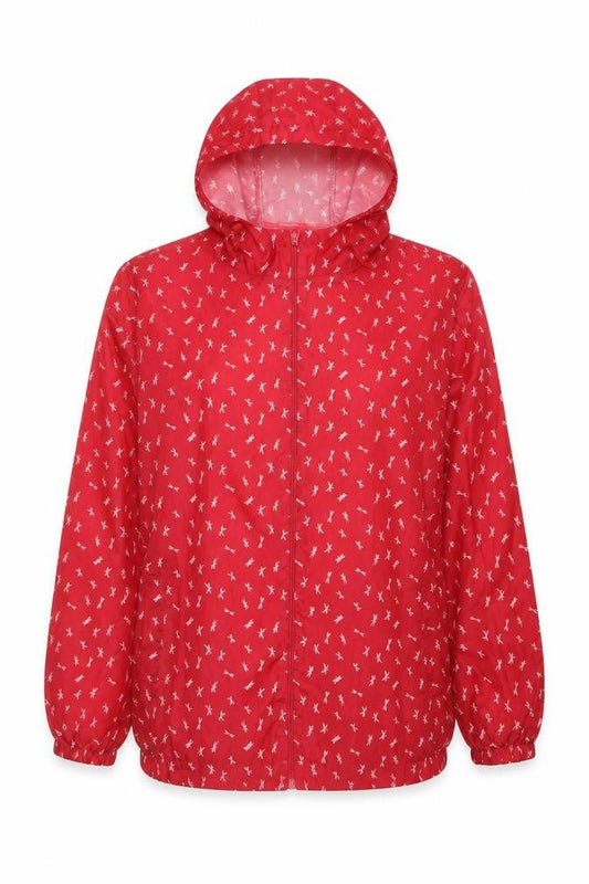 Womens UK Size M Arctic Storm Red Rain Coat