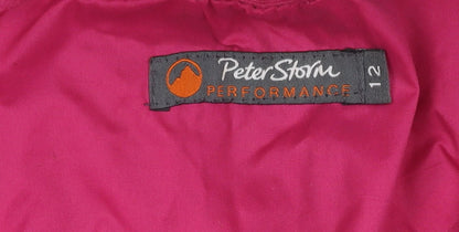 Womens UK Size 12 Peter Storm Pink Anorak Coat