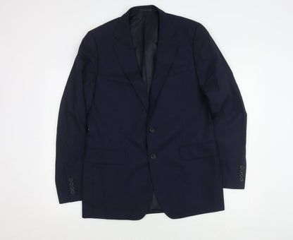 Mens UK Size 40 Jaeger Regular Blue Suit Jacket