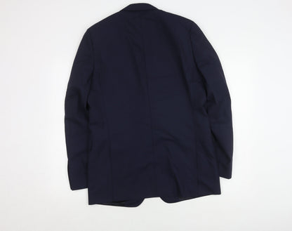 Mens UK Size 40 Jaeger Regular Blue Suit Jacket