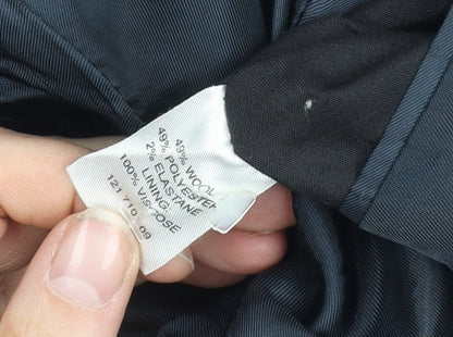 Mens UK Size 42 Moss Regular Blue Suit Jacket
