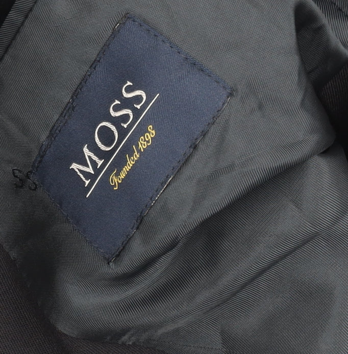 Mens UK Size 42 Moss Regular Blue Suit Jacket