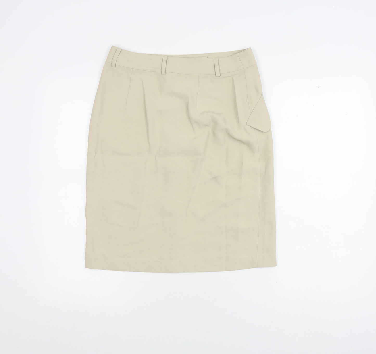 Banana Republic Beige Pencil Skirt, Size 12, Women's Casual