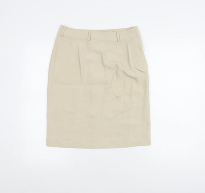 Banana Republic Beige Pencil Skirt, Size 12, Women's Casual