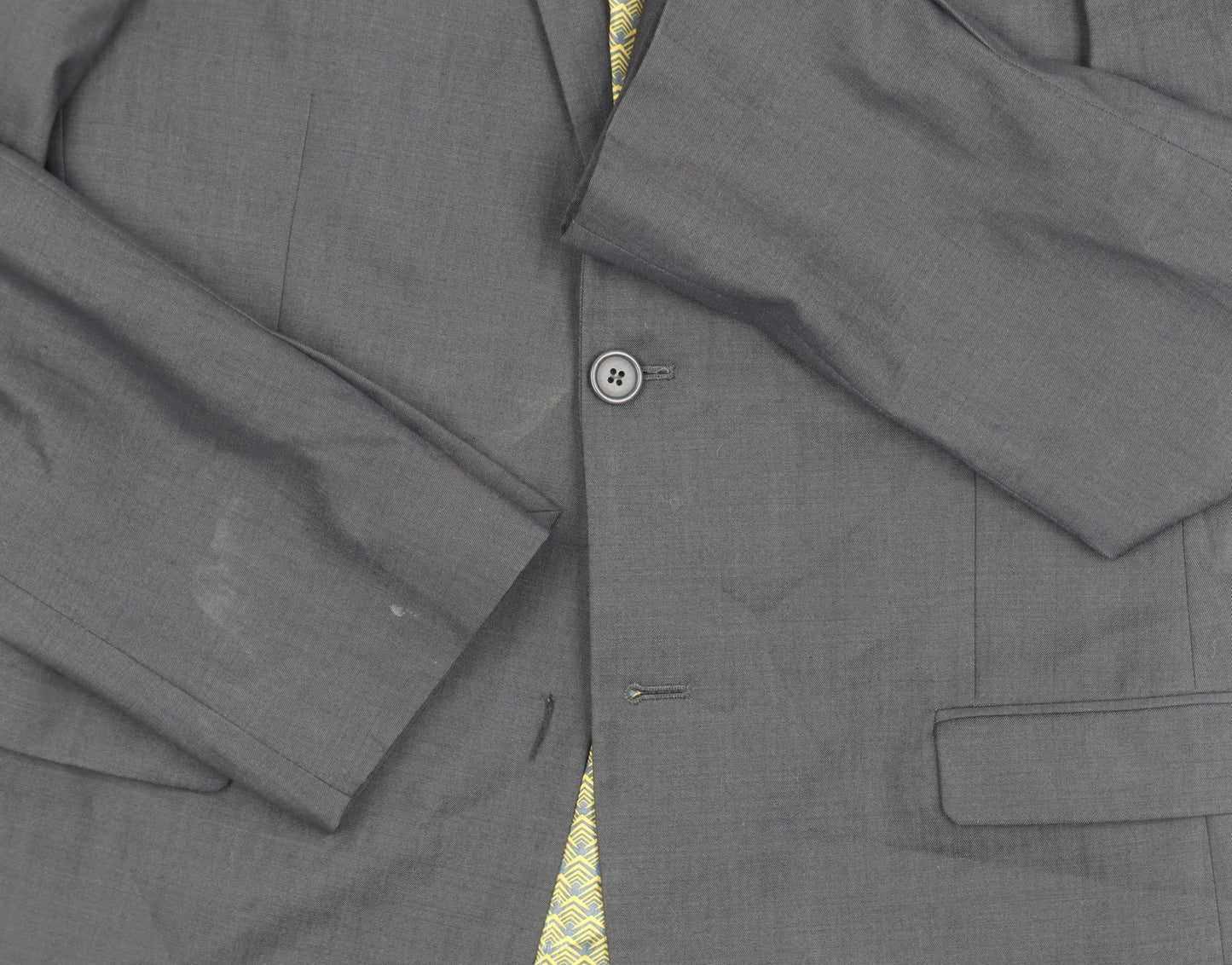 Mens UK Size 40 Ted Baker Regular Black Suit Jacket
