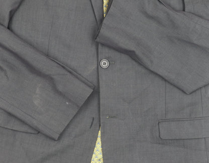 Mens UK Size 40 Ted Baker Regular Black Suit Jacket