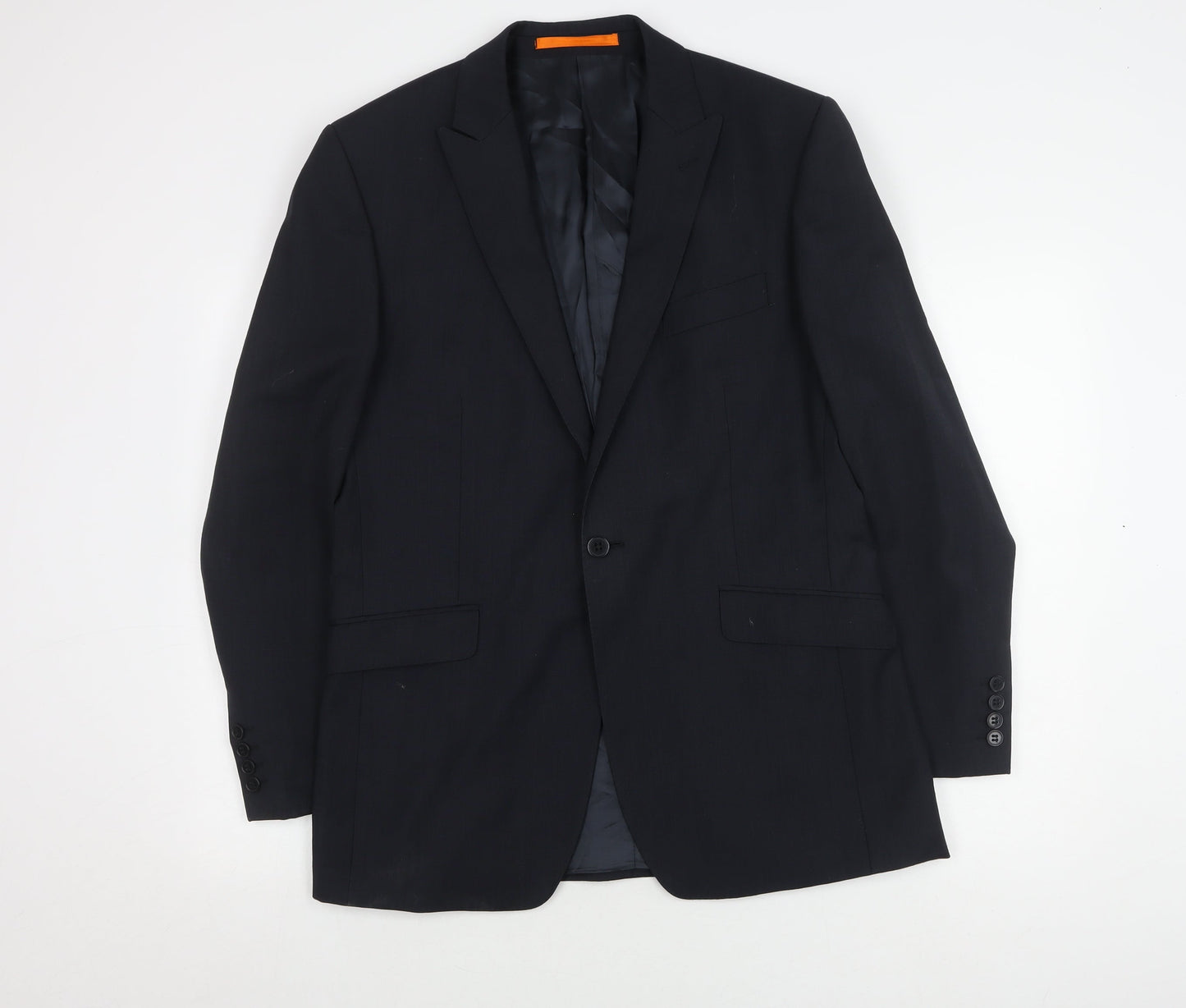 Mens UK Size 40 Ben Sherman Regular Blue Suit Jacket