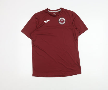 Joma Men's Red S Athletic T-Shirt Jersey Logo