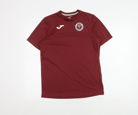 Joma Men's Red S Athletic T-Shirt Jersey Logo