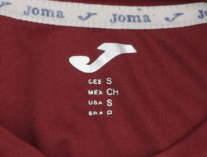 Joma Men's Red S Athletic T-Shirt Jersey Logo