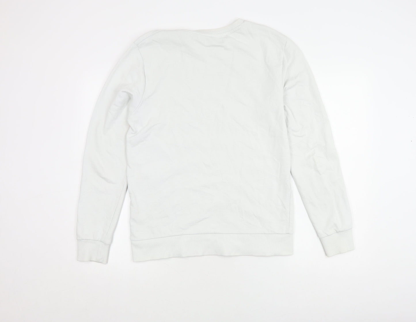 Mens UK Size M JACK & JONES White Pullover Sweatshirt