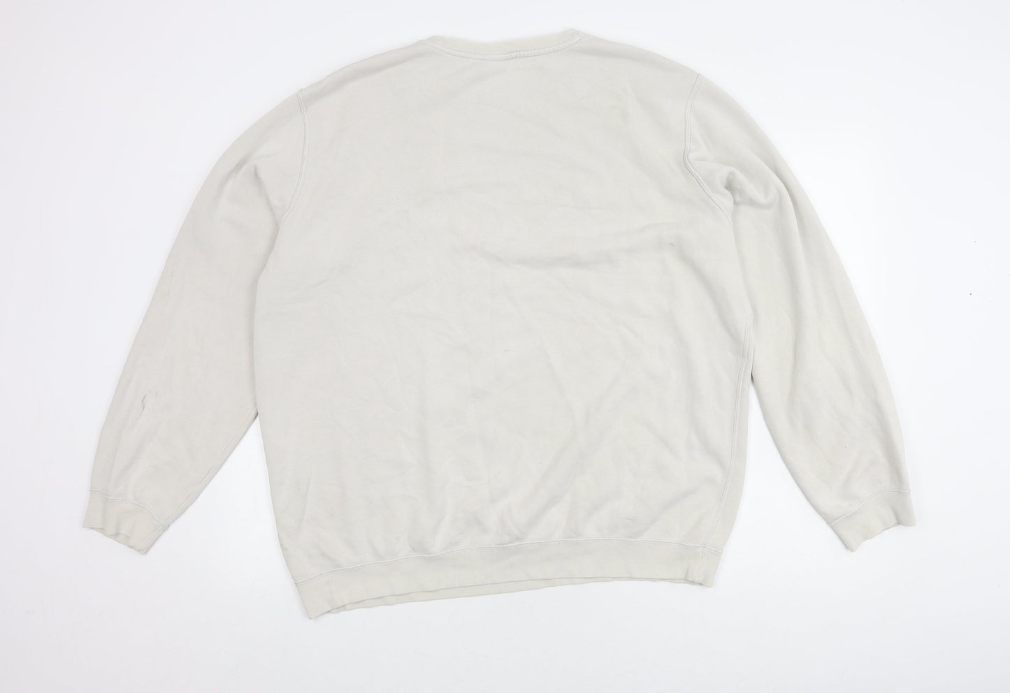 Mens UK Size XL Nike Beige Pullover Sweatshirt
