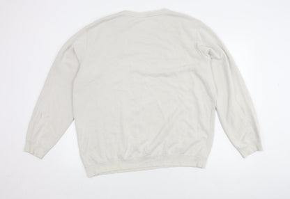 Mens UK Size XL Nike Beige Pullover Sweatshirt