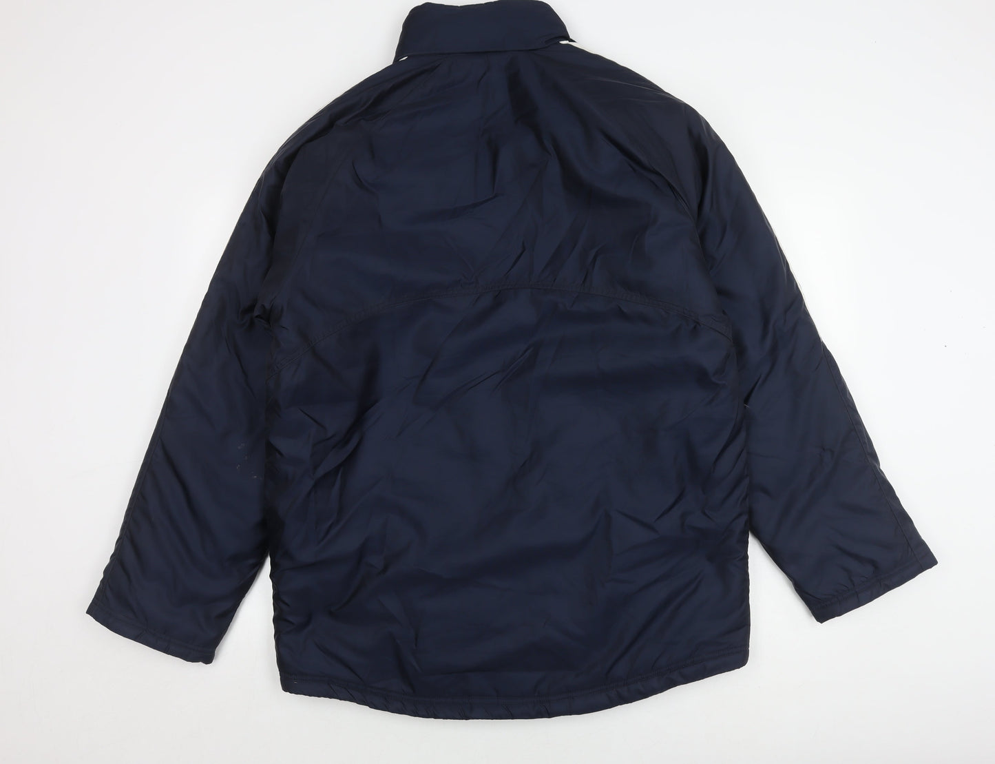 Adidas Men's Blue Windbreaker Jacket Medium