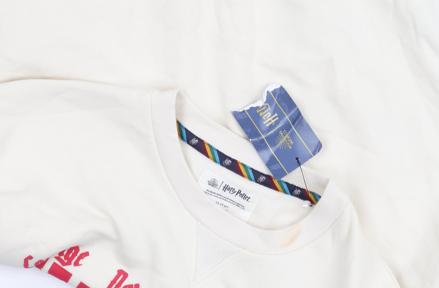 Marks and Spencer Girls Ivory Harry Potter Sweatshirt - 14 Years