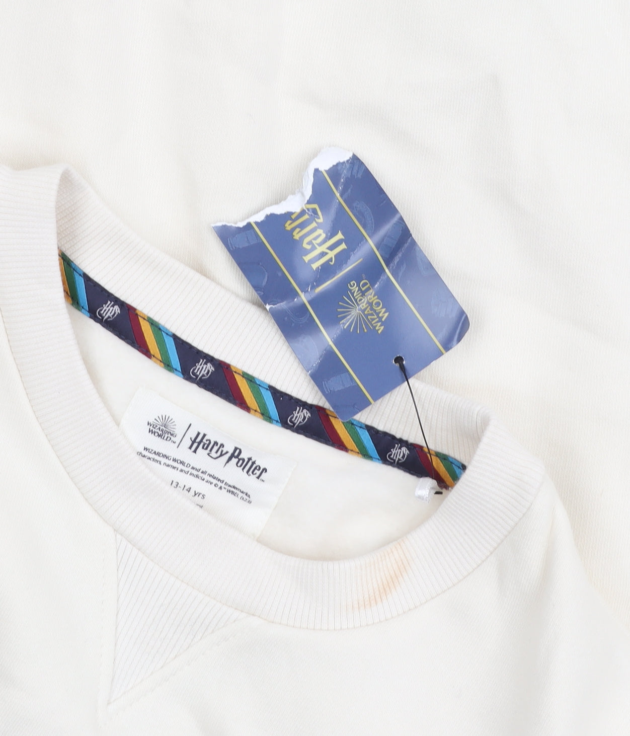 Marks and Spencer Girls Ivory Harry Potter Sweatshirt - 14 Years