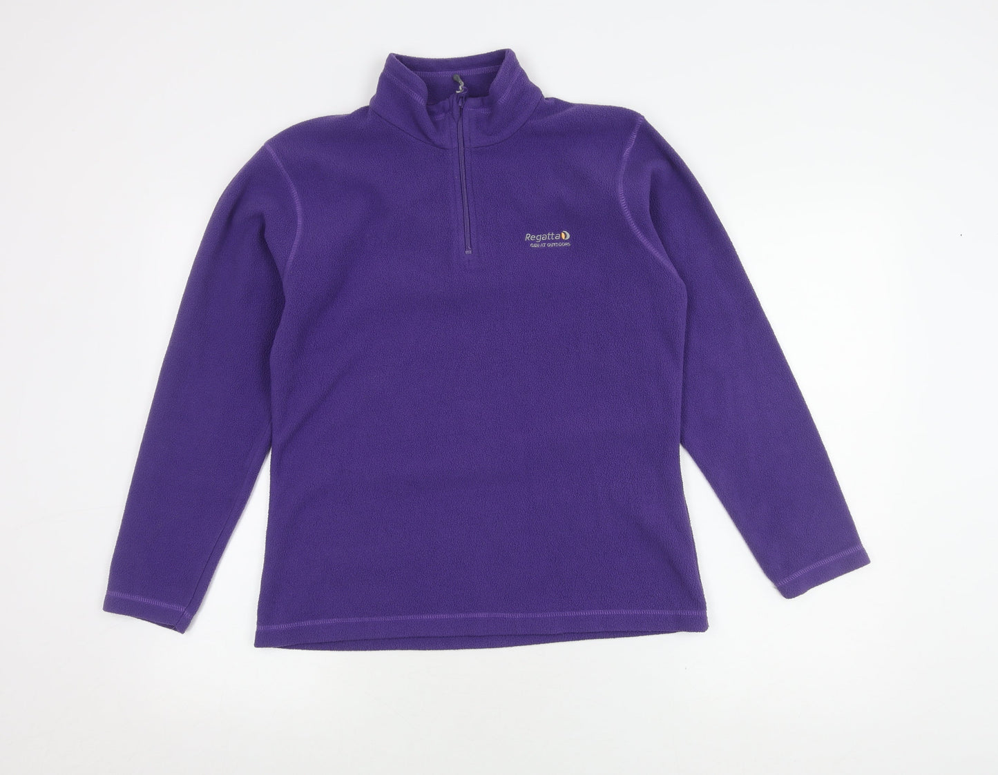 Regatta Women's Purple Fleece Sweatshirt Size 10