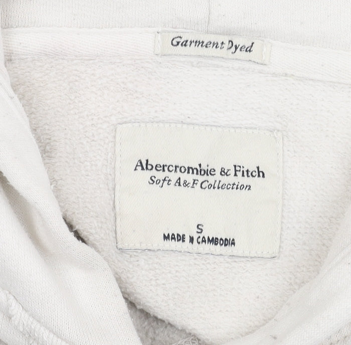 Abercrombie & Fitch Women's Beige S Pullover Hoodie