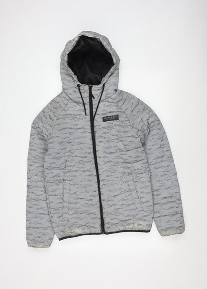 Mens UK Size S McKenzie Grey Puffer Jacket