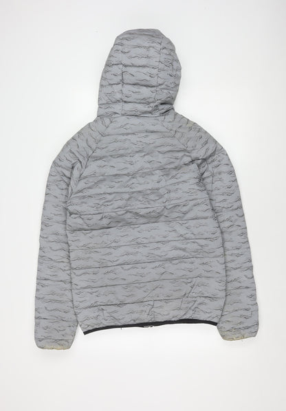 Mens UK Size S McKenzie Grey Puffer Jacket