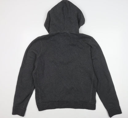 Abercrombie & Fitch Men's Grey Henley Hoodie M