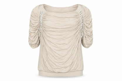Womens UK Size 10 Jasper Conran Beige  Blouse