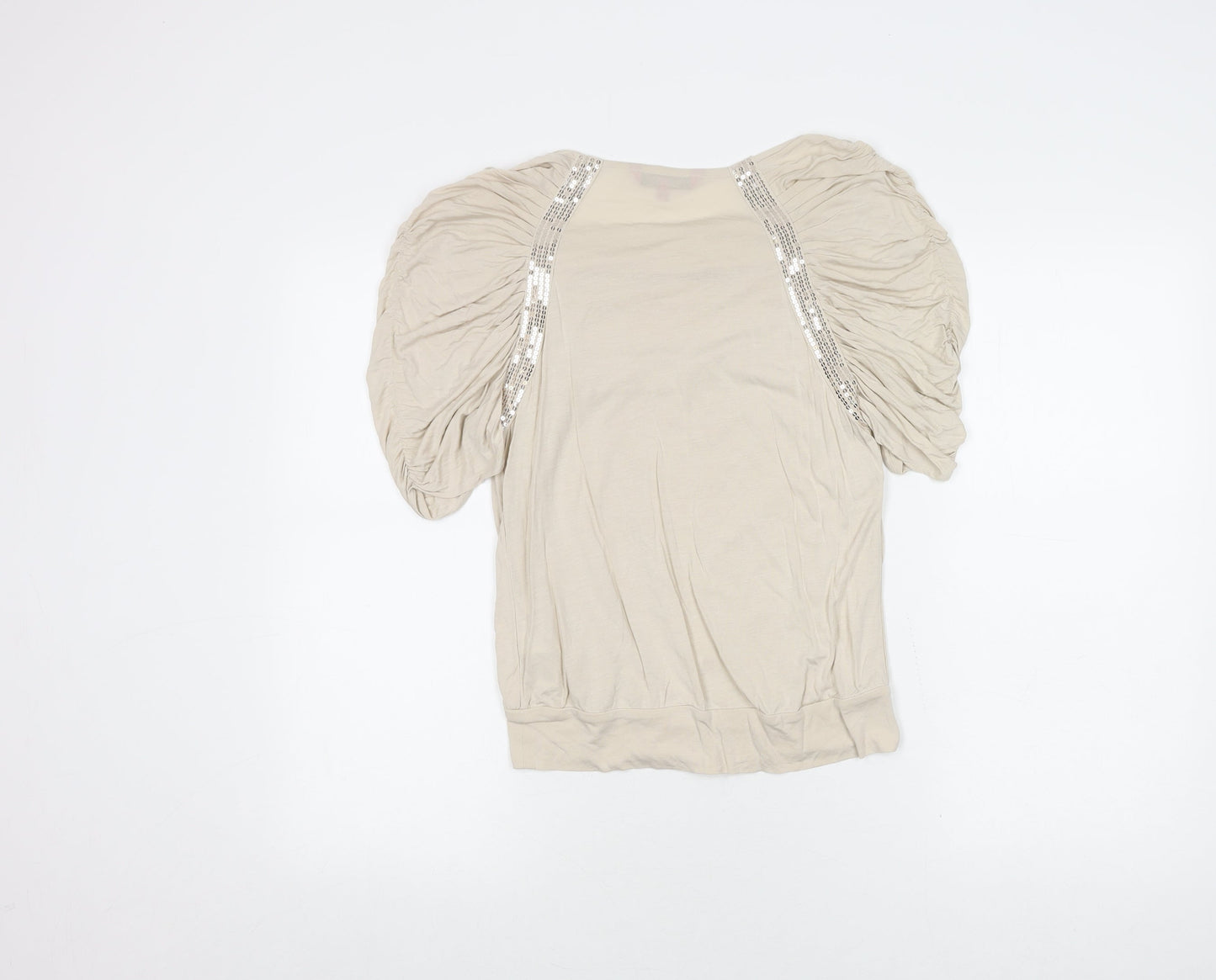 Womens UK Size 10 Jasper Conran Beige  Blouse