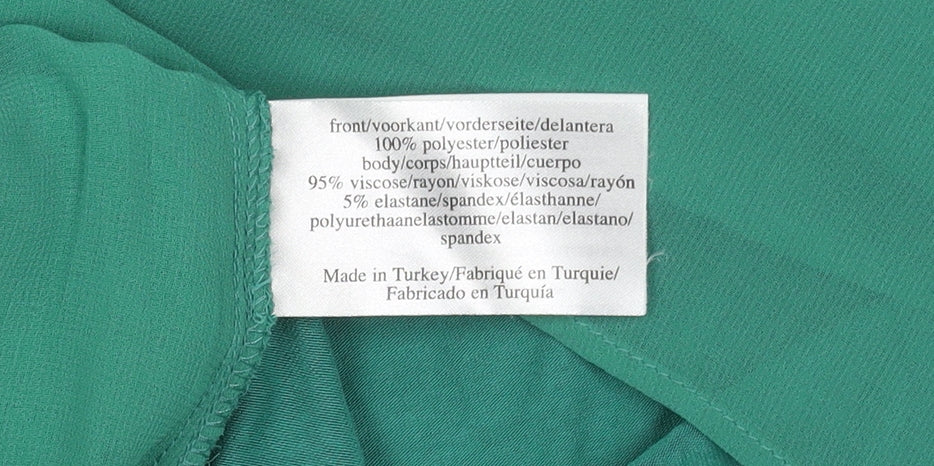 Laura Ashley Women's Green Camisole Tank Top Size 10