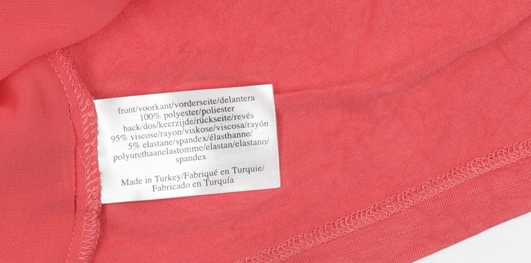 Laura Ashley Women’s Red Sleeveless Tunic Blouse Size 12