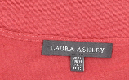 Laura Ashley Women’s Red Sleeveless Tunic Blouse Size 12