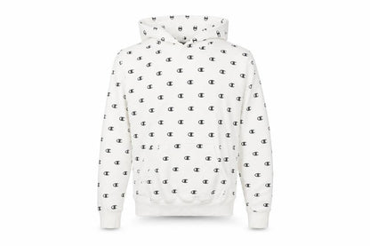 Mens UK Size S Champion White Pullover Hoodie