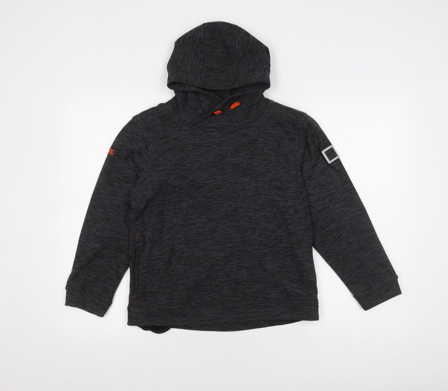 Regatta Boys Black Hooded Pullover Hoodie 11-12 Years