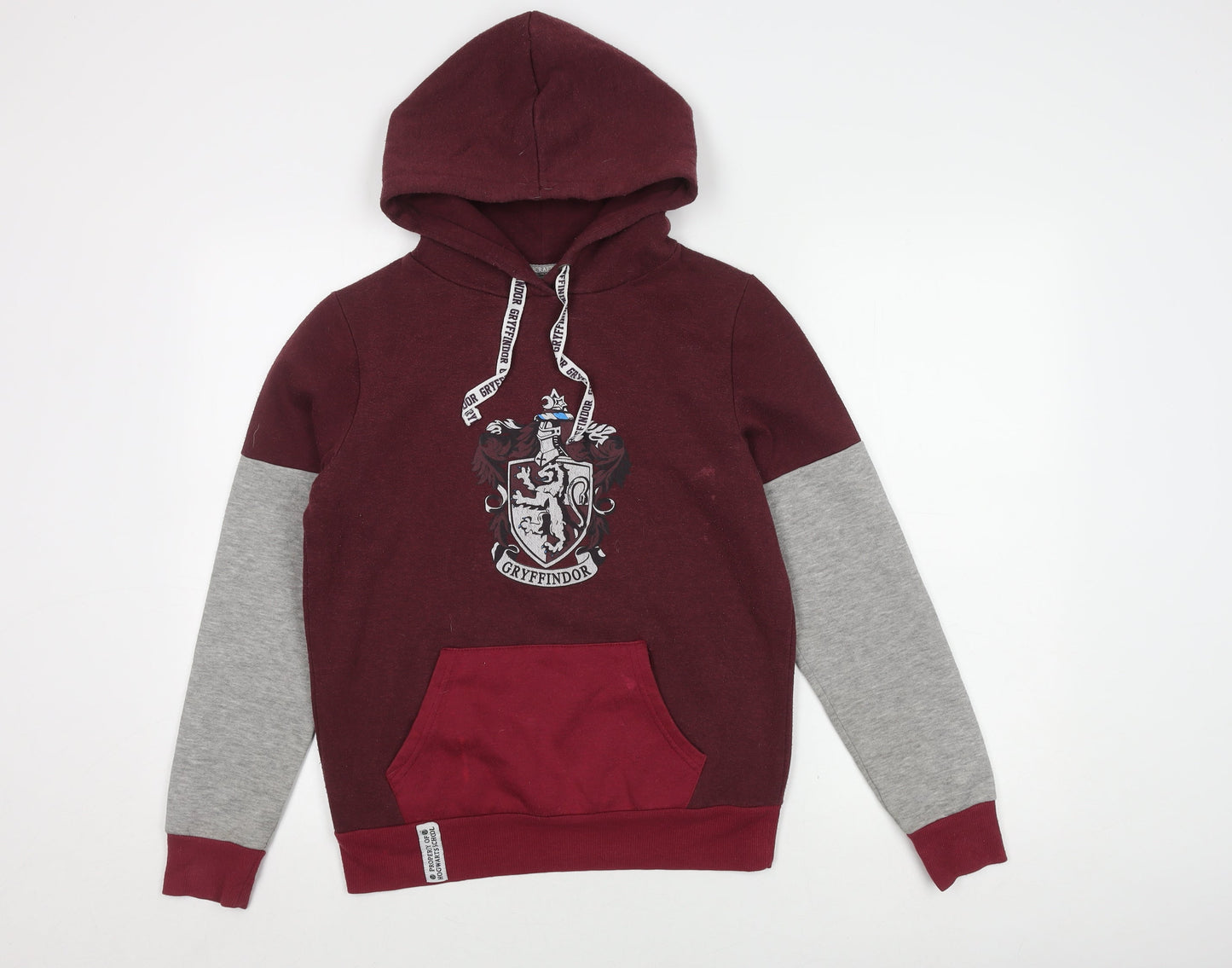 Harry Potter Boys Gryffindor Red Pullover Hoodie 2XS