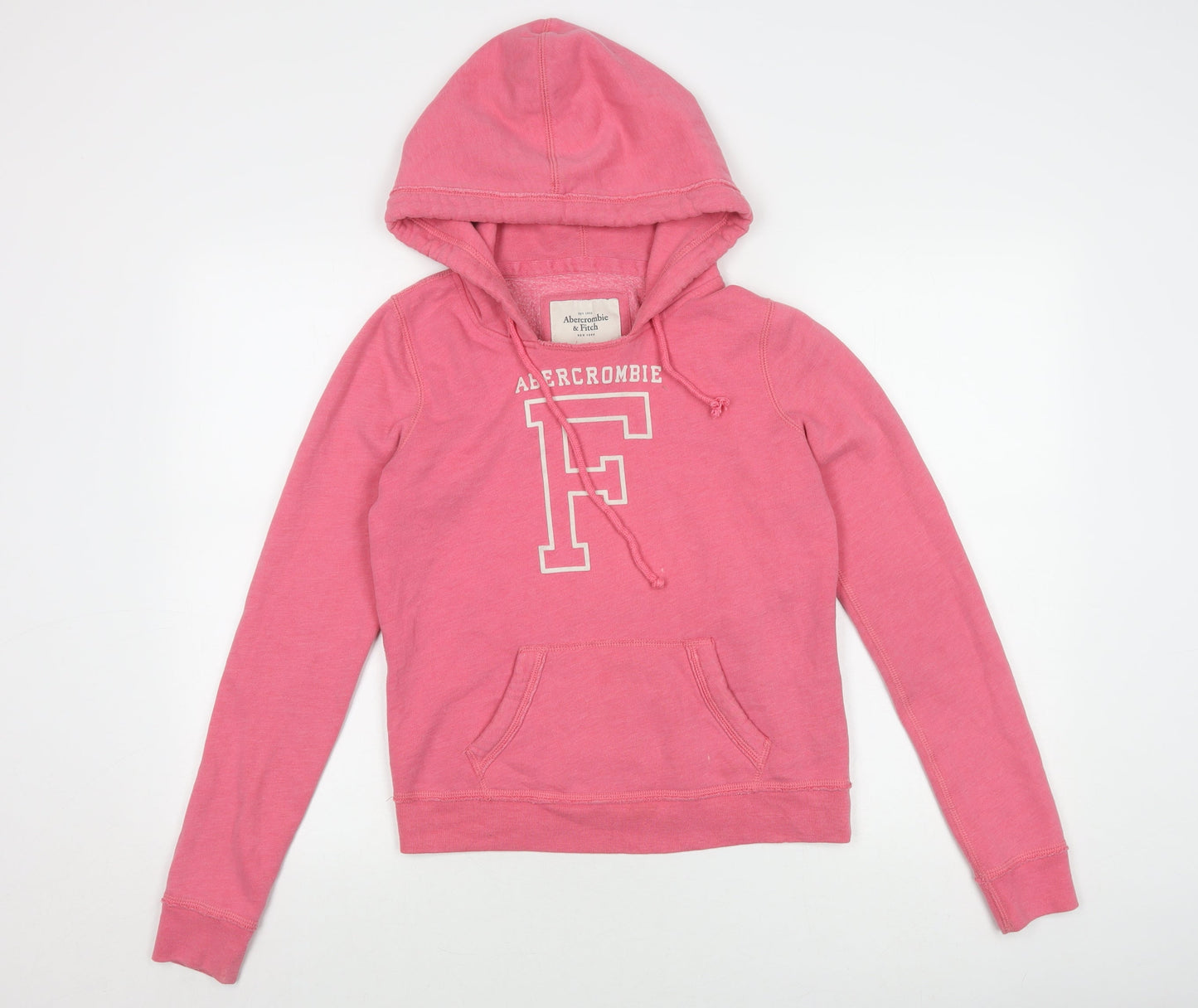 Abercrombie & Fitch Women's Pink Hoodie M - Excellent Condition