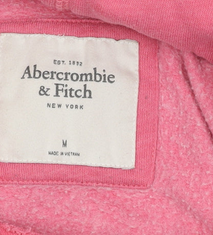 Abercrombie & Fitch Women's Pink Hoodie M - Excellent Condition