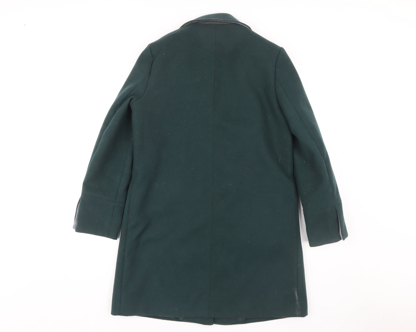 Womens UK Size 8 Topshop Green Overcoat