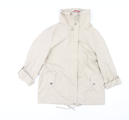 John Lewis Women Beige Cotton Jacket Size 10
