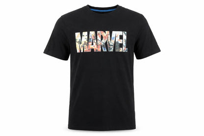 Mens UK Size S Marvel Black  T-Shirt