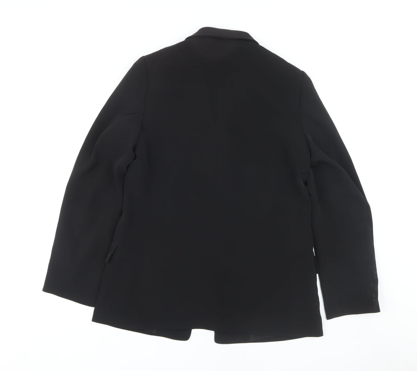 Womens UK Size 10 H&M Black Basic Jacket