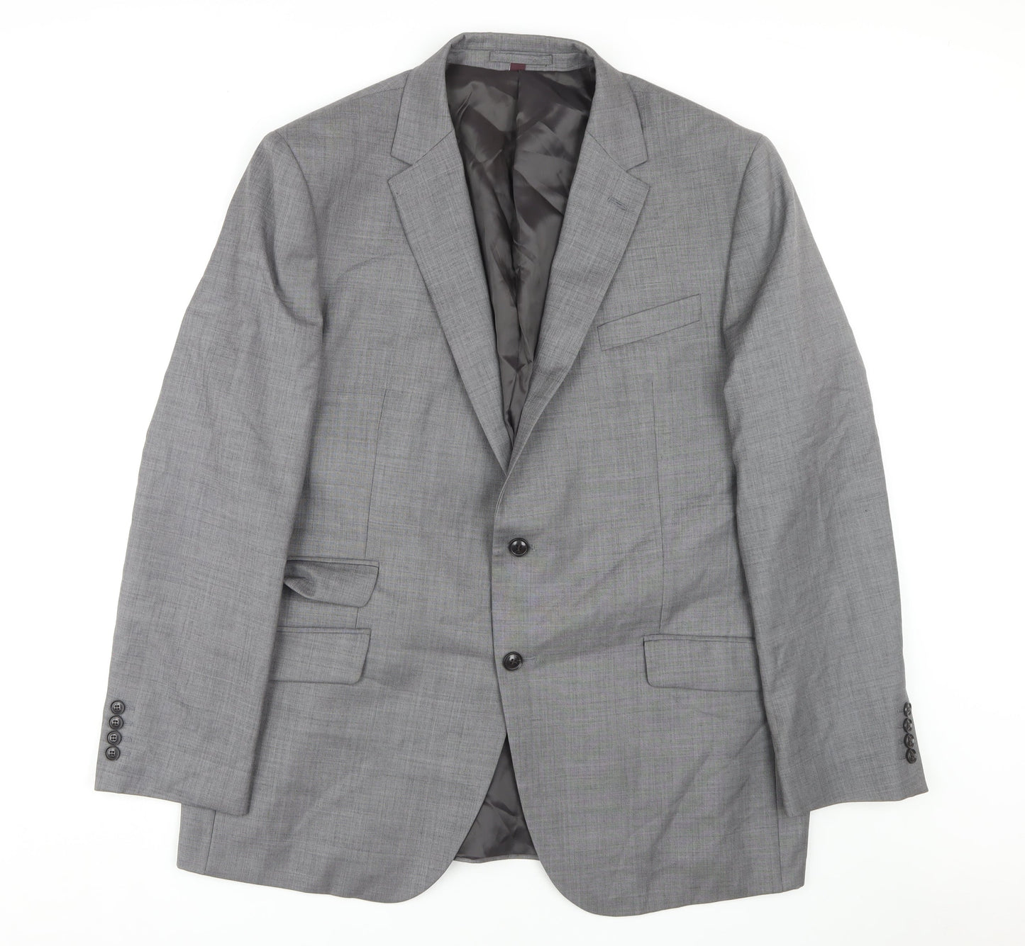 Mens UK Size 46 Marks and Spencer Regular Grey Suit Jacket