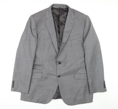 Mens UK Size 46 Marks and Spencer Regular Grey Suit Jacket