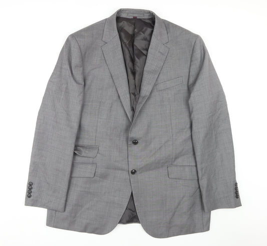 Mens UK Size 46 Marks and Spencer Regular Grey Suit Jacket