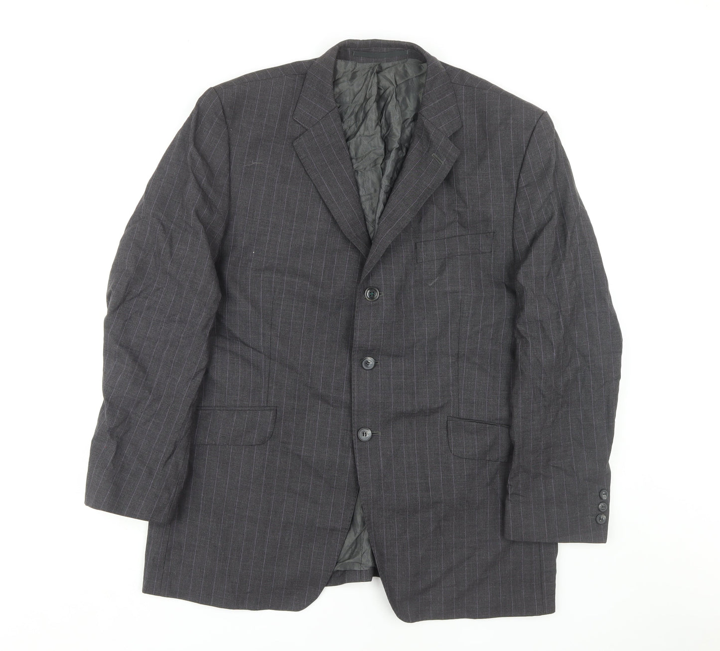 Mens UK Size 42 Burton Regular Grey Suit Jacket