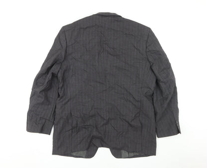 Mens UK Size 42 Burton Regular Grey Suit Jacket