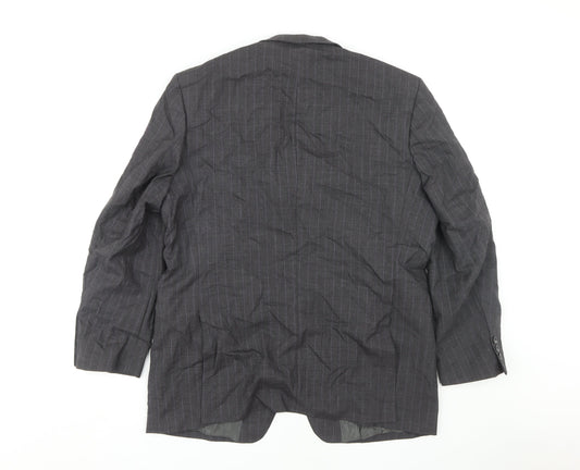 Mens UK Size 42 Burton Regular Grey Suit Jacket