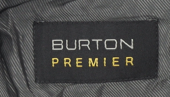 Mens UK Size 42 Burton Regular Grey Suit Jacket